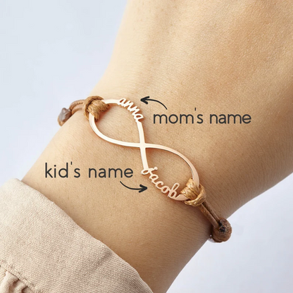 Pulsera para madres con nombres de niños