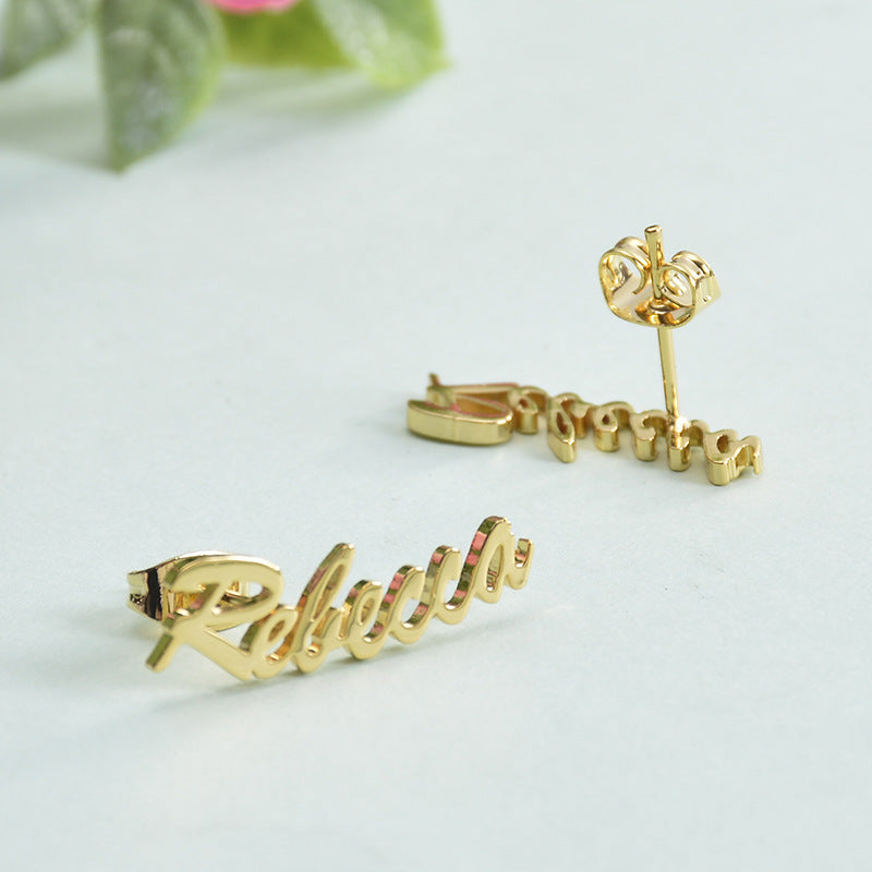 Personalized Name Earrings