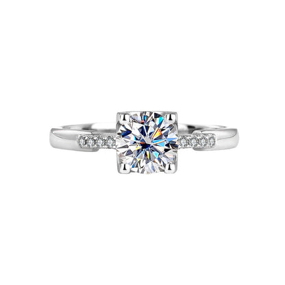 Bague Moissanite princesse Chuxue 1ct