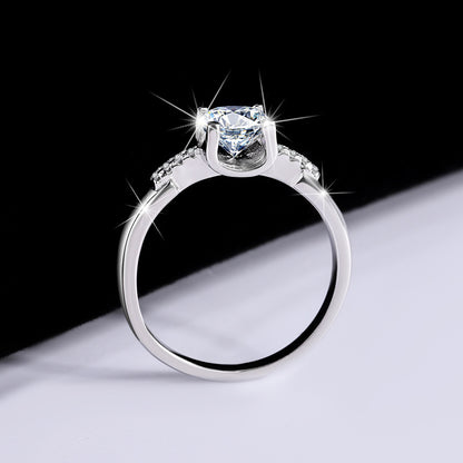 Bague Moissanite princesse Chuxue 1ct