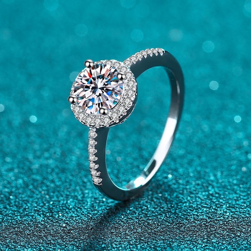 Round Mozambique Diamond Ring