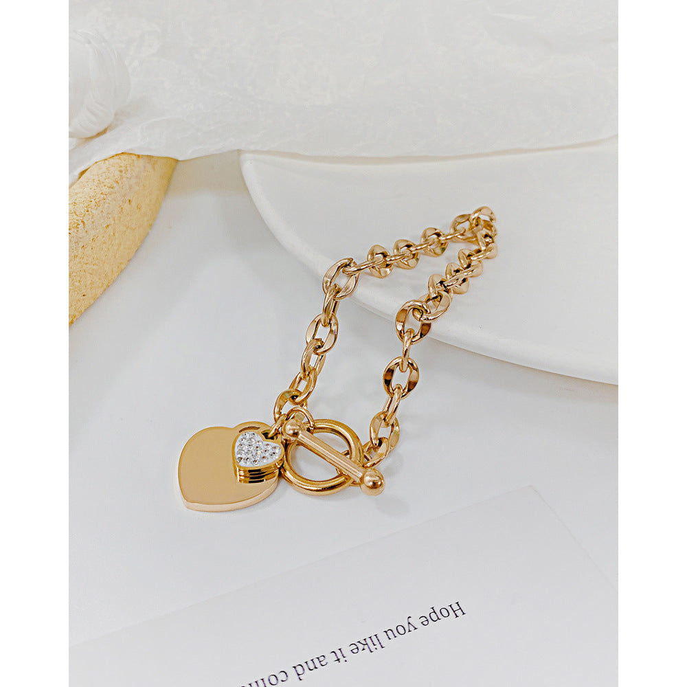 Personalized  Bracelet 'OT' Clasp