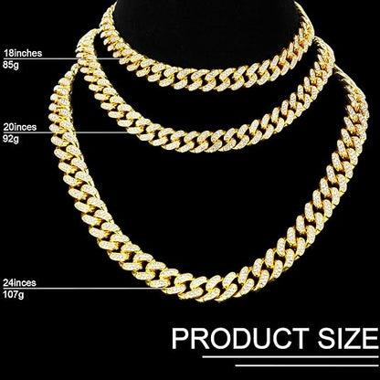 Hot selling Hiphop Miami Cuban necklace