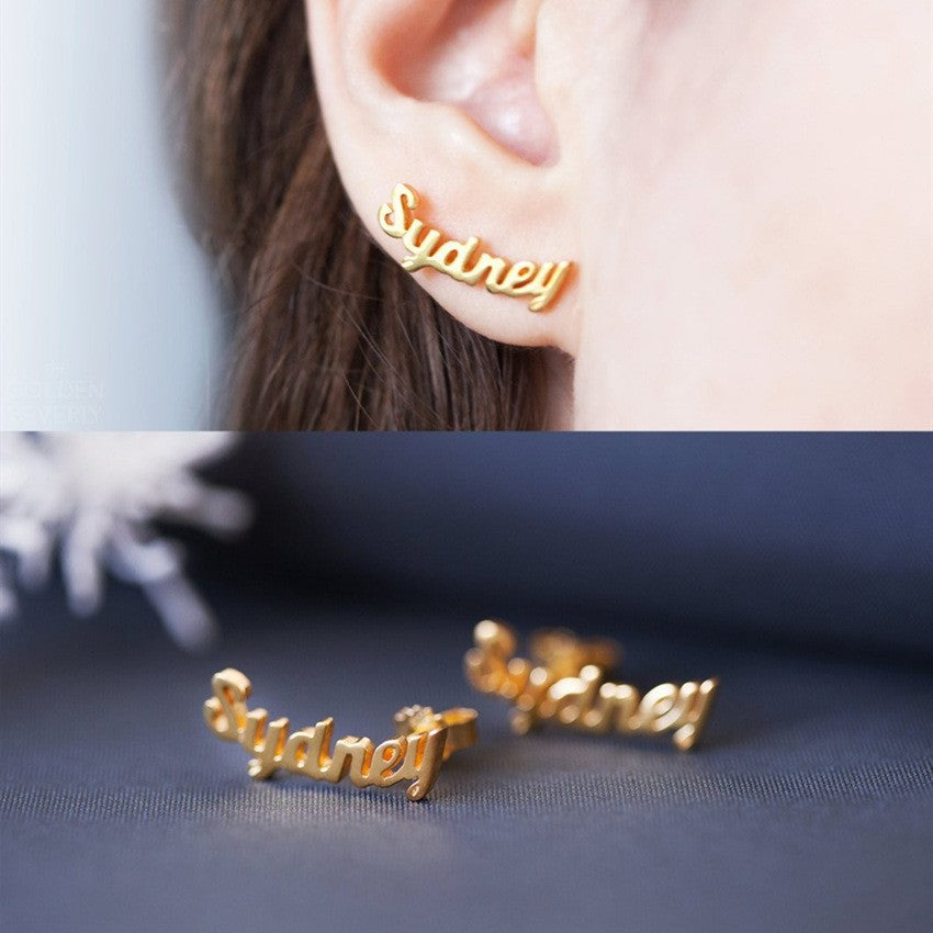 Personalized Name Earrings