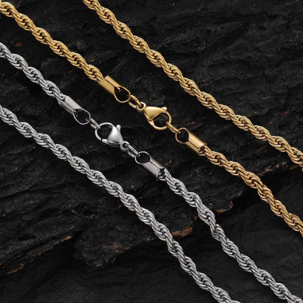 Twisted Gold-plated Necklace