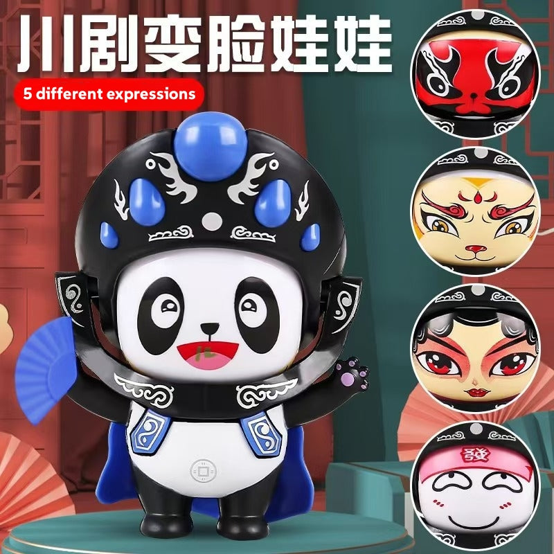 Panda Face-Changing Doll