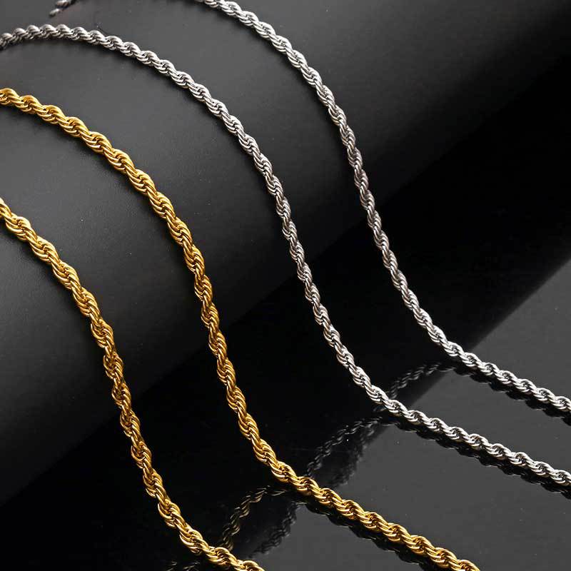 Twisted Gold-plated Necklace