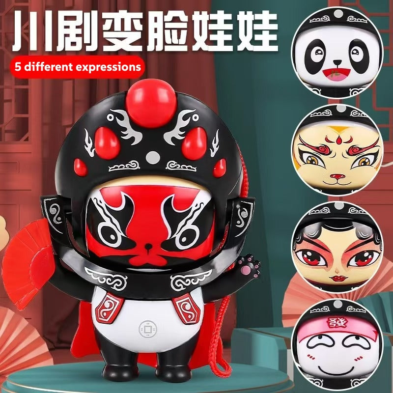 Panda Face-Changing Doll