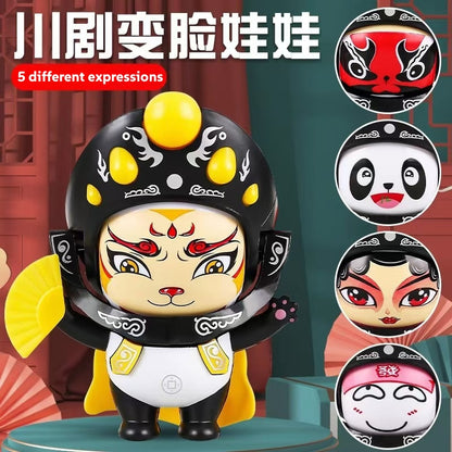 Panda Face-Changing Doll