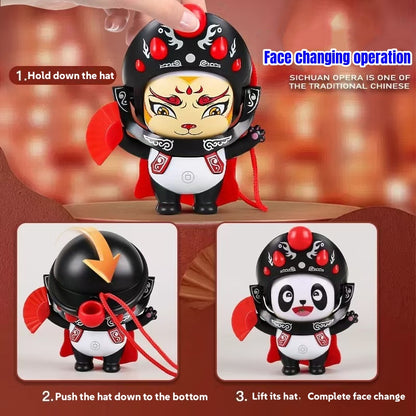 Panda Face-Changing Doll