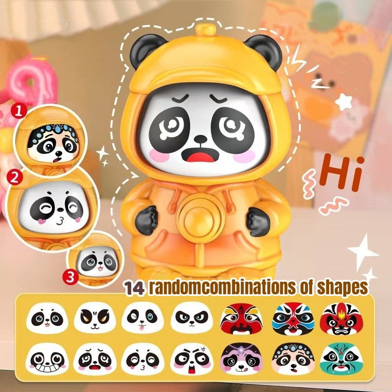 Panda Face-Changing Doll