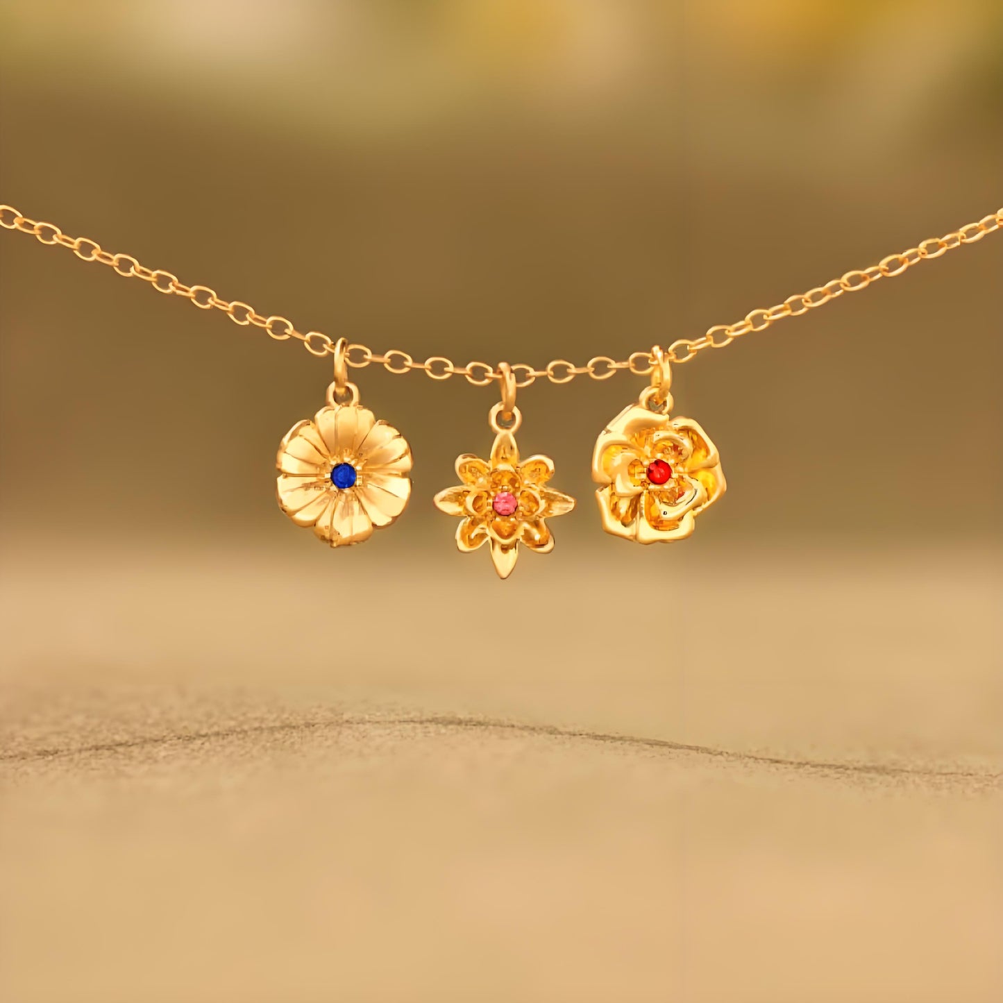 Birth Flower Gift necklace