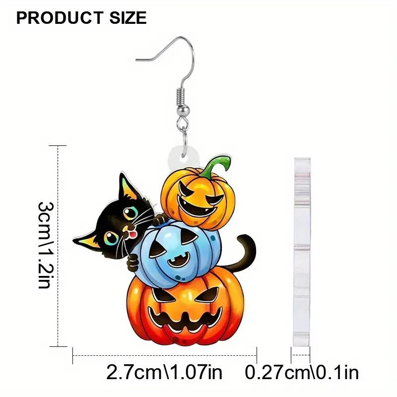 Halloween themed earrings