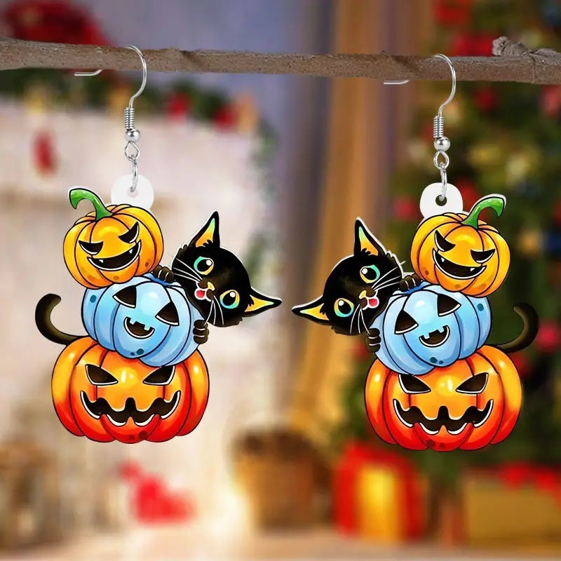 Halloween themed earrings