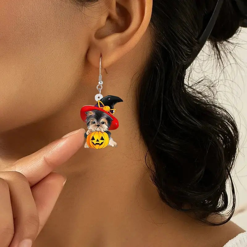 Halloween themed earrings