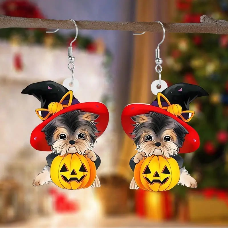 Halloween themed earrings