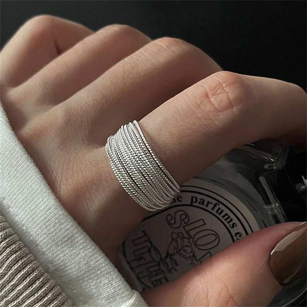 Personalized Flash Line Ring